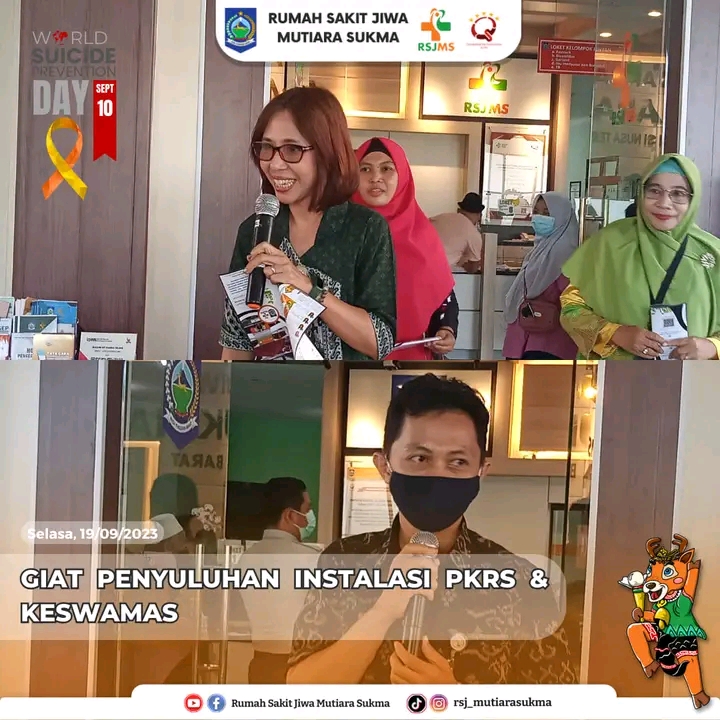 GIAT PENYULUHAN INSTALASI PKRS & KESWAMAS : PEMILAHAN SAMPAH DAN GOLDEN HOUR PENANGANAN STROKE